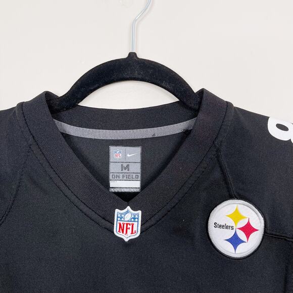 NFL Nike Pittsburgh Steelers On Field Jersey Kids Medium #84 Brown Black Yellow - Picture 4 of 8